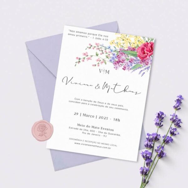 Convite Casamento - Imagem 2